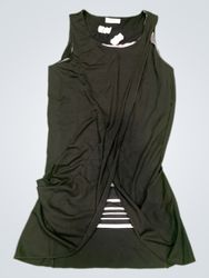 Cache Cache Black Sleeveless Dress