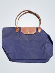 Longchamp Navy Blue Tote Bag