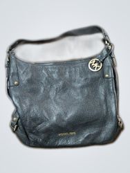 Michael Kors Black Leather Hobo Bag