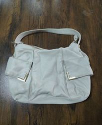 White Leather Shoulder Bag