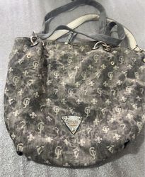 Gvers Gray Handbag