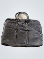 Black Leather Laptop Bag