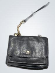 Coach Black Leather Crossbody Bag