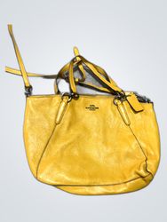 Coach Yellow Leather Small Handbag