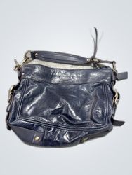 Coach Black Leather Hobo Bag