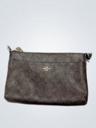 Coach Brown Pebbled Leather Crossbody Bag