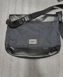 Coach Black Leather Messenger Bag