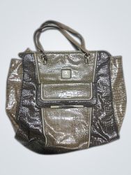 Lacoste Crocodile Print Tote Bag