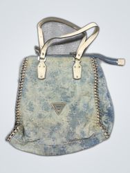 Guess Denim Tote Handbag