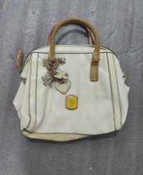 Coach White Patent Leather Small Handbag