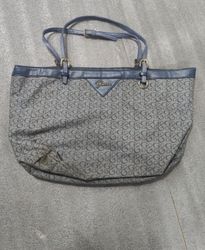Guess Grey GG Monogram Tote Bag