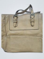 Coach Tan Leather Tote Bag