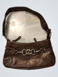 Brown Leather Shoulder Bag