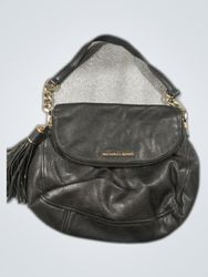 Michael Kors Black Leather Shoulder Bag