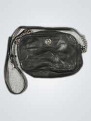 Black Leather Shoulder Bag
