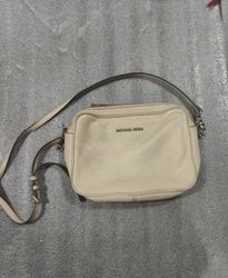 Michael Kors Cream-colored Crossbody Bag