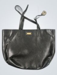 DKNY Black Leather Tote Bag