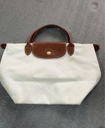 Louis Vuitton White Tote Handbag