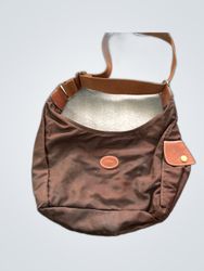 Longchamp Brown Nylon Shoulder Bag
