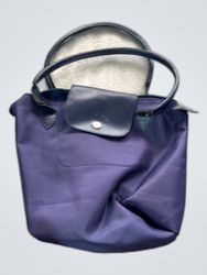 Longchamp Navy Nylon Tote Bag