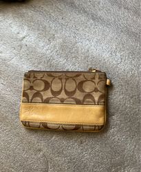 Coach Small Logo Pouch Handbag