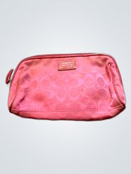 Coach Pink Signature Small Handbag