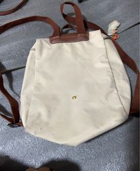 Louis Vuitton Beige Canvas Backpack