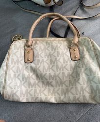 Michael Kors Monogram Beige Handbag