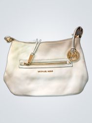 Michael Kors Cream Leather Small Handbag