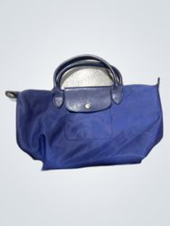 Longchamp Navy Nylon Tote Bag