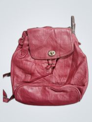 Coach Leather Backpack