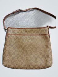 Coach Tan Leather Tote Bag