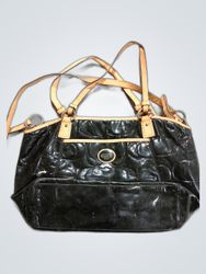 Coach Black Quilted Leather Handbag