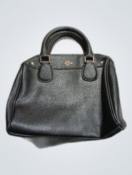 Coach Black Leather Small Handbag
