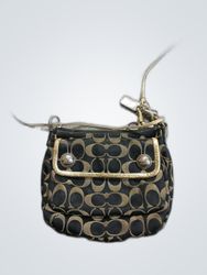 Coach Black Signature C Small Crossbody Bag