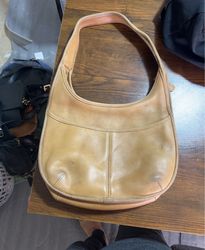 Tan Leather Shoulder Bag