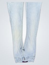 Angels Jeans Women's Light Wash Flared Jeans with ..
