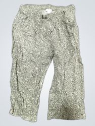 Croft & Barrow Women's XL Green White Leaf Print P..