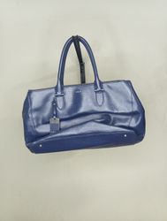 Ralph Lauren Blue Leather Tote Bag