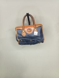 Dooney & Bourke Navy Blue Leather Satchel