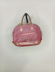 Dooney & Bourke Red Leather Satchel Bag