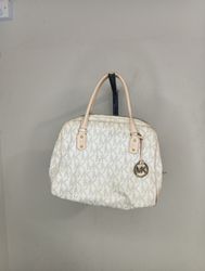 Michael Kors Monogram Satchel Handbag