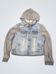 American Eagle Denim Hoodie Jacket