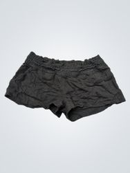Roxy schwarze Leinenmisch-Shorts