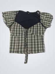 Urban Outfitters Plaid Cropped Top
