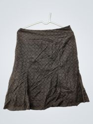 Cortefiel Woman Brown Skirt with Pattern