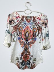 Couture Women's White Printed Top