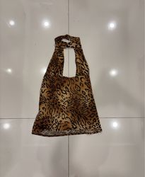 Leopard Print Halter Top