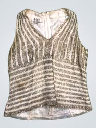 JKARA NEW YORK Sequin Embellished Top