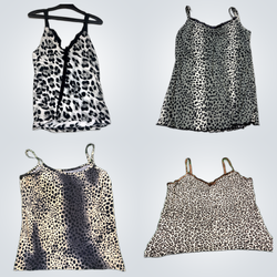 Y2K Camisoles Leopard Print
